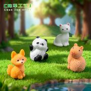 Creative Miniature Customizable Decorative Ornament Realistic Miniature Guinea Pig Fox Animal Figurine DIY Decoration Accessory - Image 2