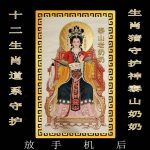 【放手机后】十二生肖道系随身卡纸守护神祝福贴纸泰山奶奶合金卡