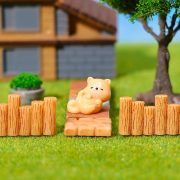 Customizable Decorative Resin Ornament Micro Landscape Garden Design Fence Dollhouse Decoration DIY Craft Small Accessory - Image 2