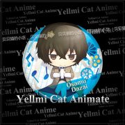 Custom Metal Medal Badge Anime Character Lapel Pin Q Version Wild Geese Literary Emblem Tai Chi Zhijie and Edogawa Ranpo - Image 4