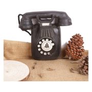 Bar Style Home Decorations Vintage Aged Process Wall Mounted Telephone Customizable Ornamental Resin Crafts