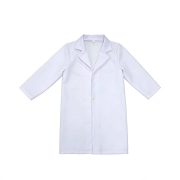 Adult White Lab Coat Surgical Suit Children's Nurse Outfit Medical Staff Clothing Science Experiment Cosplay Children's Doctor Costume - Image 3