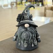 Gothic Gnome Customizable Decorative Resin Craft Desktop Miniature Ornaments Unique Home Decor Artwork - Image 2