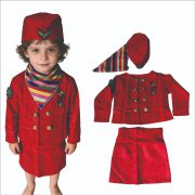 Children's Halloween Air Stewardess Costume Cosplay Professional Performance Outfit for Nursery Role-playing - Image 2