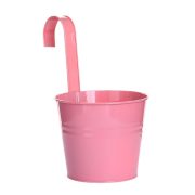 Colorful Flower Bucket Metal Hanging Plant Pot Greenery Holder Personalized Suspended Bucket Home Balcony Decorative Metalwork - Image 6