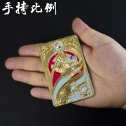Delta Game Custom Metal Medal Badge Zinc Alloy Card Holder School ID Protection Cover Collectible Model Gaming Props - Image 4