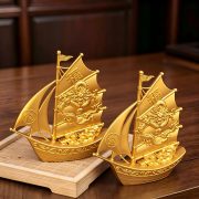 厂家直销一帆风顺酒柜玄关书架桌面福龙帆船家居客厅公室店铺开业 - Image 2
