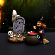 Halloween Decorative Ornaments Customizable Witch Ghost Tree Sprite Cute Desktop Creative DIY Miniature Landscape Gifts Home