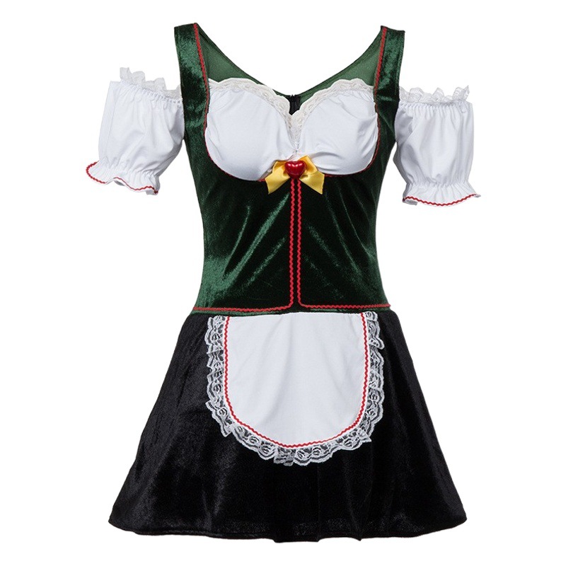 O1CN01CwHtd41Bs2vOpG9Sh_0-0-cib.jpg Adult Stage Performance Costume Halloween Party Outfit Makeup Dance Cosplay Dress Beer Girl Skirt Stage Show Performance Clothes - Image 1