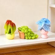 New Cartoon Miniature Potted Plant Accessories Customizable Decorative Ornament for Dollhouse Scenery Fridge Magnet Keychain DIY Resin Decoration - Image 3
