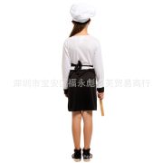 Children's Halloween Chef Cosplay Costume for Stage Performance Nursery Role-playing Professional Show Outfit Girls - Image 3