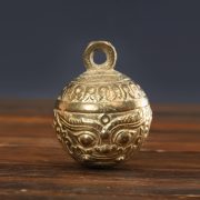 Custom Metal Bell Badge Copper Tiger Head Design Pet Bell Dog Cat Mouth Bell Suitable for Cattle Sheep Horse - Image 3