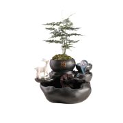 Ceramic Flowing Water Fountain Ornament for Living Room Office Entrance Decorations Tea Table Club Front Desk Reception - Image 5
