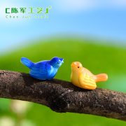 苔藓微景观生态瓶装摆件 仿真4色小鸟  DIY组装摆件树脂工艺摆件 - Image 5