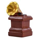 Retro Nostalgic Mini Resin Ornament Customizable Decorative Camera Phonograph Recorder Home Living Room Decoration Props