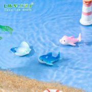 Customizable Decorative Ornaments Cute Dolphin Shark Floating Ocean Animal Figurines Fish Tank Landscape DIY Decoration Accessories - Image 3