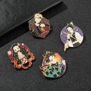 Custom Metal Medal Badge Alloy Electroplating Baking Paint Trendy Cartoon Chest Pin Butterfly Buckle Badge Customization - Image 4