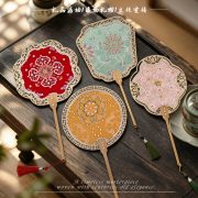 Handmade DIY SONGJIN Pearl Fan Material for Group Building Mother's Day Gift Traditional Chinese Style Decorative Ornament - Image 4