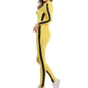 Yellow One-Piece Suit Cosplay Costume for Adults Stage Performance Halloween Kill Bill Bride Theme - Image 4