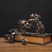 Retro Iron Art Harley Motorcycle Decorations Creative Custom Metal Model Toy Gift for Boys Collectible Figurine Handmade - Image 2