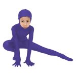 Children's Full Face Lycra Superzentai Solid Color Stage Performance Costume Cosplay Outfit Tight Body Suit For Adults