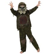 Children's Halloween Role-playing Costume Cosplay Boys Swamp Monster Outfit Scary Mask Small Intestine Clothes Adult Stage Performance Costume - Image 4