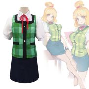 Xinboyuan Animal Friends Cosplay Costume Adult Stage Performance Checkered Shirt Set Ideal for Festival and Party Accessory - Image 2