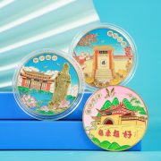 Putuo Mountain Tourism Scenic Spot Creative Cultural Commemorative Coin Custom Metal Medal Badge Souvenir Hard Currency - Image 3