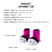 Custom Mascot Costume Accessories Cute Fox Fur Legs Suitable for Cosplay and Anime Exhibitions - Image 3