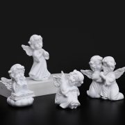 Nordic Cute Angel Couple Decorative Ornaments Customizable Resin Artwork for Living Room Entrance TV Cabinet Bar Home Decor - Image 5