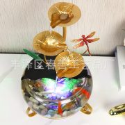 Indoor Home Decorations Flowing Water Fountain Ornament Iron Art Live Broadcast Wealth Attracting Desktop Decoration Piece - Image 5