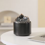 Ceramic Flowing Water Fountain Ornament Chinese Circular Design Ideal for Living Room Tea Table Office Desktop Decoration Gifts - Image 4