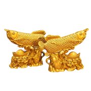 中式招财金龙鱼摆件年年有余合金家居装饰品日常送礼国风工艺品 - Image 5