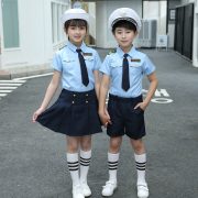 Children's Military Uniform Army Set Small Navy Performance Costume Air Force Student Chorus Toddler Boys Girls Reading - Image 4
