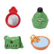 Retro Nostalgic Miniature Military Hat Customizable Decorative Ornament Green Cloth Dollhouse DIY Decoration Accessories - Image 5