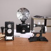 Retro American Style Wall Mounted Phone Model Customizable Decorative Resin Ornament for Camera Decoration - Image 2