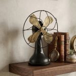 ZAKKA Customizable Decorative Resin Ornament Home Decoration Fan Craft Weathered And Dirtied Process
