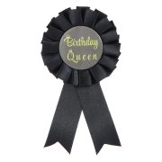 Birthday Girl Queen Badge Custom Metal Medal Ribbon Design Iron Material Party Supplies For Girls Celebration