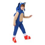 Sonic Cartoon Speedster Hedgehog Adult Stage Performance Costume Cosplay Outfit for Theater and Entertainment