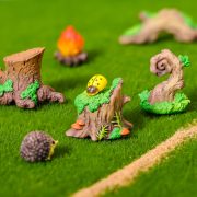 Customizable Decorative Resin Ornaments Micro Landscape Gardening Accessories Tree Stump Stone Potted Succulent Aquarium Decor - Image 2
