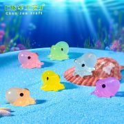 Glow-in-the-dark Colorful Mini Octopus Decorative Ornaments Customizable Aquarium Landscape DIY Accessories Resin Crafts - Image 2