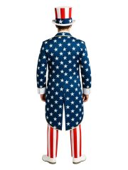 Uncle Sam Adult Costume Halloween Independence Day US Flag Outfit Cross-Border Stage Performance Clothing Men's Historical Theme - Image 4