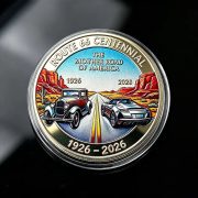 3D Relief Color Printed Metal Coin 100th Anniversary Commemorative Coin Bestseller Cross-Border Sale Custom Metal Medal Badge - Image 2
