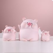 Large Size Pig Nannian Money Box Customizable Decorative Resin Craftwork Home Decorations Ideal Children's Birthday Gift - Image 2