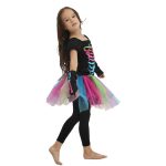 Halloween Cosplay Zombie Costume Adult Stage Performance Makeup Dance Party Rainbow Skeleton Frame Ghost Outfit