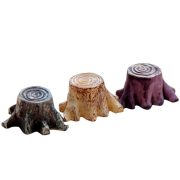 Zakka Customizable Decorative Resin Ornament Mini Tree Stump Ecological Bottle Landscape with Moss Creative Handmade Craft - Image 6