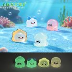 Customizable Decorative Ornaments Cute Micro Landscape Jellyfish Octopus Small Animal Figurines Aquarium Ocean Scenery DIY Accessories