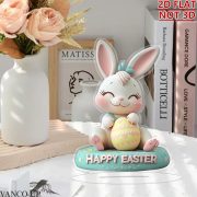 Customizable Cartoon Easter Egg Basket Decorative Ornaments Acrylic Craft Home Party Festival Decoration Items - Image 2