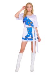 Adult ABBA Disco Stage Performance Costume 70s Retro Outfit for Halloween Role-play Cross-Border Cultural Exchange - Image 5