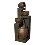 Spring Good European Style Resin Home Living Room Decorations Creative Flowing Water Fountain Ornaments Wholesale